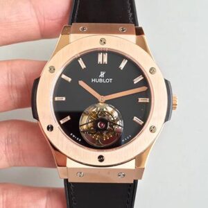 Replica Hublot Classic Fusion Tourbillon 505.OX.1180.LR Black Dial watch