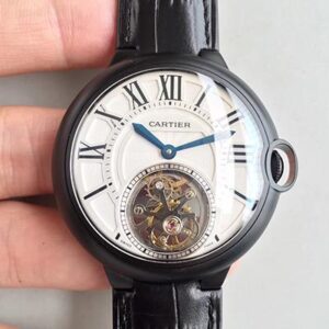 Replica Ballon Bleu De Cartier Tourbillon White Dial watch
