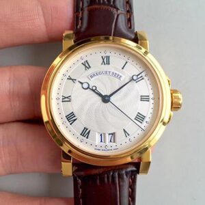 Replica Breguet Marine Big Date 5817 5817BA/12/9V8 HG Factory Silver Dial watch