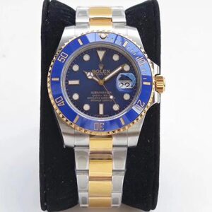 Replica Rolex Submariner Date 116613LB VR Factory Yellow Gold Wrapped Blue Dial watch