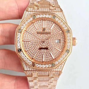 Replica Audemars Piguet Royal Oak 15452OR.ZZ.1258OR.02 Diamond Dial watch
