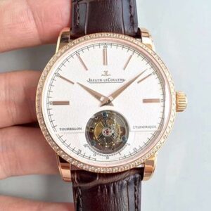 Replica Jaeger-LeCoultre Master Ultra Thin Q1322410 Tourbillon Beige Dial watch