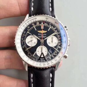 Replica Breitling Navitimer GMT AB044121/BD24/441X/A20BA.1 JF Factory Black Dial watch
