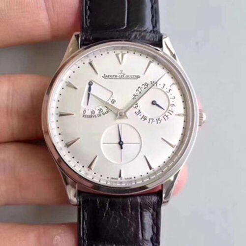 Replica Jaeger-LeCoultre Master Ultra Thin Reserve De Marche 1378420 ZF Factory Silver Dial watch