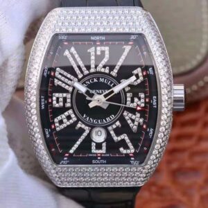 Replica Franck Muller Vanguard V45.SC.DT.D.NBR.CD.5N.NR Black Dial watch