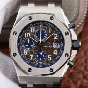 Replica Audemars Piguet Royal Oak Offshore 26470ST.OO.A099CR.01 JF Factory Brown Dial watch