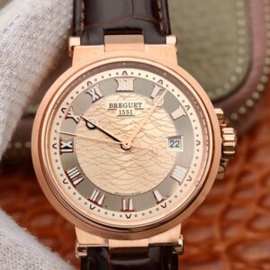 Replica Breguet Marine 5517BB/Y2/9ZU V9 Factory Gold Dial watch