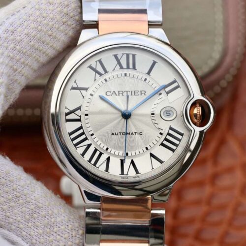 Replica Ballon Bleu De Cartier 42mm W69009Z3 V6 Factory White Dial watch