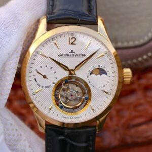 Replica Jaeger-LeCoultre Master Grande Tourbillon 18K Yellow Gold White Dial watch