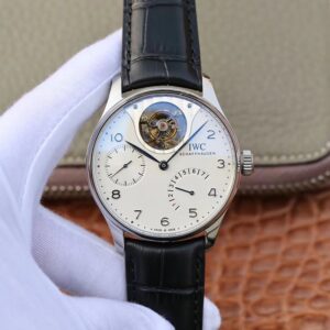 Replica ZF Factory IWC Portuguese Real Tourbillon IW504202 White Dial watch