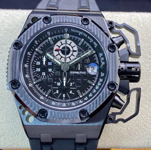 Replica Audemars Piguet Royal Oak Offshore Survivor 26165IO.OO.A002CA.01 Noob Factory V5 Black Dial watch