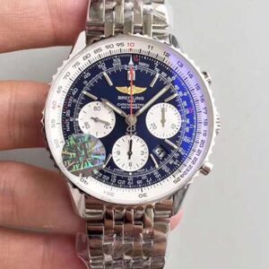 Replica Breitling Navitimer 01 AB012012/BB01/447A JF Factory Blue Dial watch