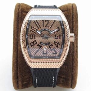 Replica Franck Muller Vanguard V45 Rose Gold Dial watch