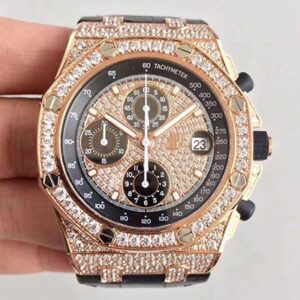 Replica Audemars Piguet Royal Oak Offshore 26067OR.ZZ.D002CR.01 JF Factory V3 Diamond Dial watch