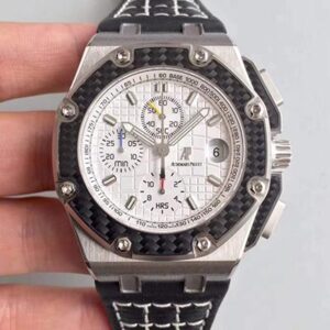 Replica Audemars Piguet Royal Oak Offshore Juan Pablo Montoya 2603010.OO.D001IN.01 JF Factory V2 White Dial watch