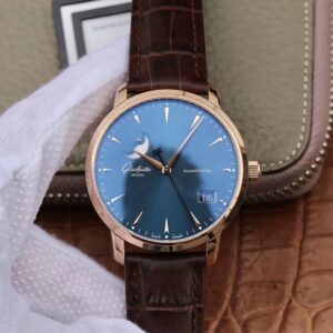 Replica Glashutte Original Senator 1-36-04-04-02-01 Moonphase Gray Dial watch