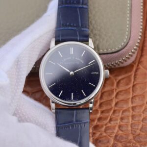 Replica A. Lange & Sohne Saxonia Thin 205.086 SV Factory Blue Starry Sky Dial watch