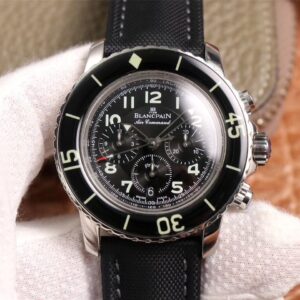 Replica Blancpain Fifty Fathoms 5085FB-1140-52B Chronographe Flyback OM Factory Black Dial watch