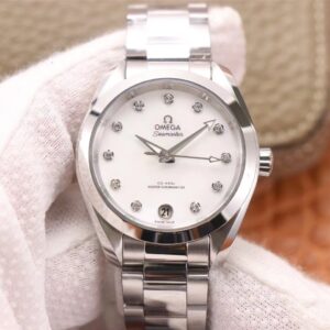 Replica Omega Seamaster Aqua Terra 150M Ladies 220.10.38.20.52.001 VS Factory White Dial watch