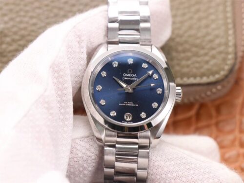 Replica Omega Seamaster Aqua Terra 150M Ladies 220.10.38.20.53.001 VS Factory Blue Dial watch
