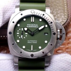 Replica Panerai Submersible PAM01055 VS Factory Green Dial watch