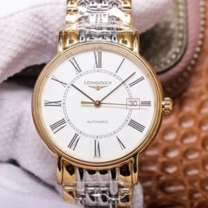 Replica Longines Presence L4.921.2.11.7 RM Factory Yellow PVD watch