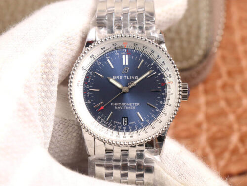 Replica Breitling Navitimer Automatic 38 A17325211C1A1 KOR Factory Blue Dial watch