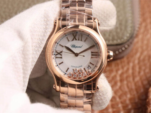 Replica Chopard Happy Sport 274808-5002 YF Factory White Dial watch