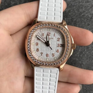 Replica Patek Philippe Aquanaut 5068R-010 PPF Factory White Strap watch