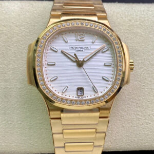 Replica Patek Philippe Nautilus 7118/1200R-001 3K Factory Silver White Dial watch