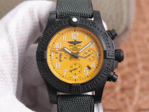 Replica Breitling Avenger Hurricane 12H XB0180E41I1W1 GF Factory V2 Yellow Dial watch