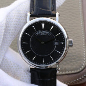 Replica Patek Philippe Calatrava 5153G-001 ZF Factory Stainless Steel Cowhide Strap watch