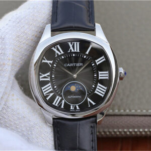Replica Drive De Cartier Moonphase WGNM0009 Cowhide Strap watch