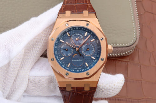 Replica Audemars Piguet Royal Oak Perpetual Calendar 26574 JF Factory Rose Gold watch