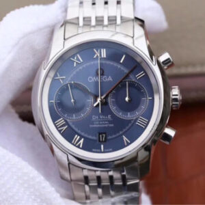 Replica Omega De Ville 431.10.42.51.03.001 OM Factory Blue Dial watch