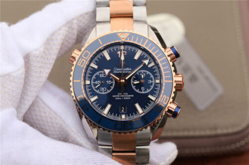 Replica Omega Seamaster Ocean Planet 600M 215.20.46.51.03.001 OM Factory Blue Dial watch