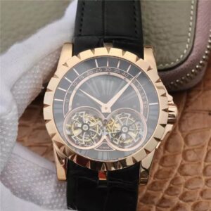 Replica Roger Dubuis Excalibur RDDBEX0280 JB Factory Tourbillon Black Dial watch