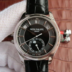Replica Patek Philippe Annual Calendar 5205R-001 KM Factory Cowhide Strap watch