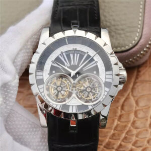 Replica Roger Dubuis Excalibur RDDBEX0291 JB Factory Tourbillon Black Dial watch