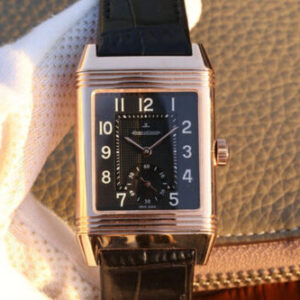 Replica Jaeger-LeCoultre Reverso Q3732470 Rose Gold Black Dial watch