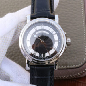Replica Breguet Marine 5817 Black Dial Cowhide Strap watch