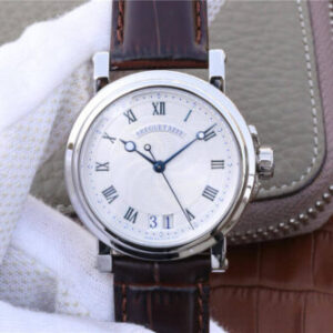 Replica Breguet Marine 5817ST/12/5V8 White Dial Cowhide Strap watch