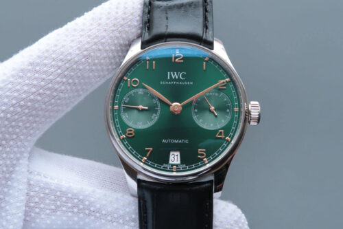 Replica IWC Portugieser IW500708 ZF Factory V5 Green Dial watch