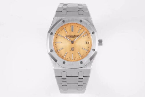 Replica Audemars Piguet Royal Oak 15202BC.OO.1240BC.01 KZ Factory Rose Gold Dial watch