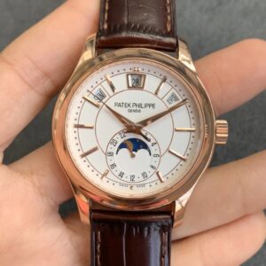 Replica Patek Philippe Complications 5205R-001 GR Factory Rose Gold watch