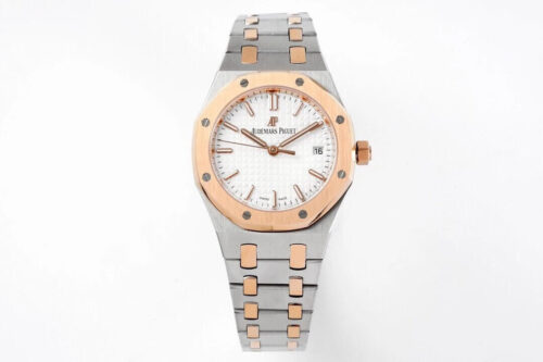 Replica Audemars Piguet Royal Oak 77350SR.OO.1261SR.01 8F Factory Rose Gold Bezel watch