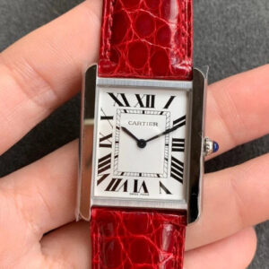 Replica Cartier Tank W5200005 K11 Factory White Dial watch