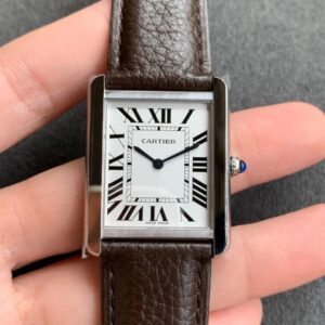 Replica Cartier Tank WSTA0030 K11 Factory White Dial watch