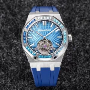 Replica Audemars Piguet Royal Oak Tourbillon R8 Factory Rubber Strap Watch