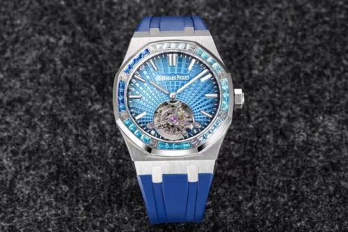 Replica Audemars Piguet Royal Oak Tourbillon R8 Factory Rubber Strap Watch